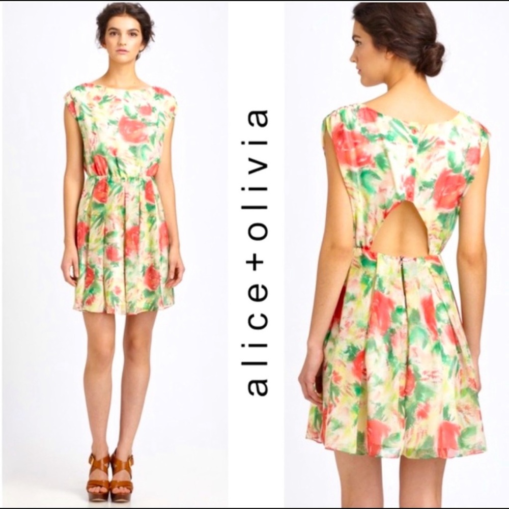 Alive and Olivia Matilda silk floral dress